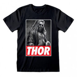 Thor Unisex Adult Photograph T-Shirt - M, Black