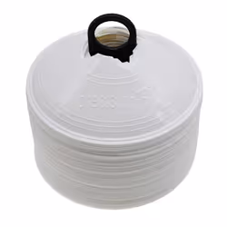 Precision Saucer Cones (Pack of 50) - One Size, White