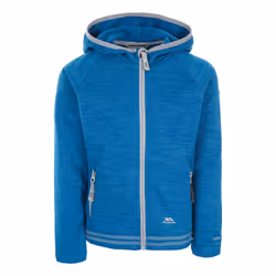 Trespass Childrens Girls Goodness Full Zip Hooded Fleece Jacket - 5-6 Years, Cosmic Blue