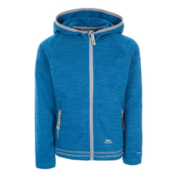 Trespass Childrens Girls Goodness Full Zip Hooded Fleece Jacket - 5-6 Years, Cosmic Blue