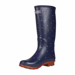 Regatta Womens/Ladies Ly Fairweather II Tall Durable Wellington Boots - 8 UK, Navy/Burnt Tikka Red