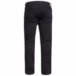 Duke Mens Claude King Size Tapered Fit Stretch Jeans - 40R, Black