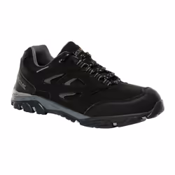 Regatta Childrens/Kids Holcombe Low Junior Hiking Boots - 11 UK Child, Black/Granite