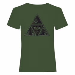 Nintendo Unisex Adult Triforce Legend Of Zelda T-Shirt - S, Green