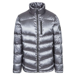 Trespass Mens Gene DLX Down Jacket - L, Pewter Grey
