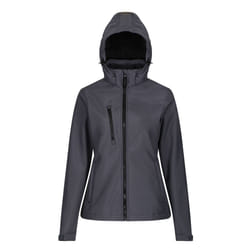 Regatta Womens/Ladies Venturer 3 Layer Membrane Soft Shell Jacket - 10 UK, Seal Grey/Black
