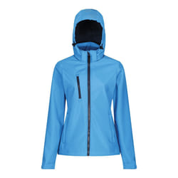 Regatta Womens/Ladies Venturer 3 Layer Membrane Soft Shell Jacket - 10 UK, French Blue/Navy