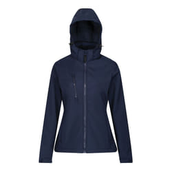 Regatta Womens/Ladies Venturer 3 Layer Membrane Soft Shell Jacket - 14 UK, Navy