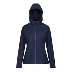 Regatta Womens/Ladies Venturer 3 Layer Membrane Soft Shell Jacket - 18 UK, Navy