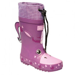 Dare 2B Childrens/Kids Mudplay Dinosaur Wellingtons - 5 UK, Unicorn/Red Orchre