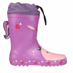 Dare 2B Childrens/Kids Mudplay Dinosaur Wellingtons - 5 UK, Unicorn/Red Orchre