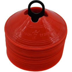 Precision Saucer Cones (Pack of 50) - One Size, Red