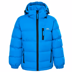 Trespass Boys Tuff Hooded Jacket - 3/4, Blue