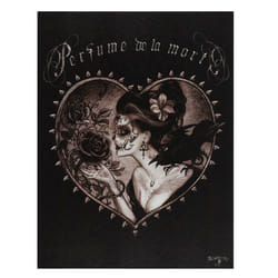 Alchemy Perfume De La Mort Canvas Plaque