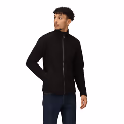 Regatta Mens Honestly Made Fleece Jacket - XL, Black