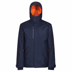 Regatta Mens Thermogen Heated Waterproof Jacket - S, Navy/Magma Orange