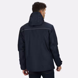 Regatta Mens Thermogen Heated Waterproof Jacket - S, Navy/Magma Orange