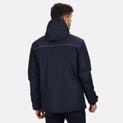 Regatta Mens Thermogen Heated Waterproof Jacket - XXL, Navy/Magma Orange