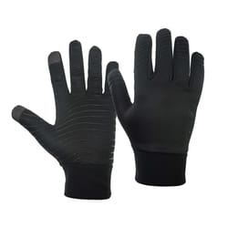 Precision Childrens/Kids Essential Goalkeeper Gloves - 5-7 Years, Black