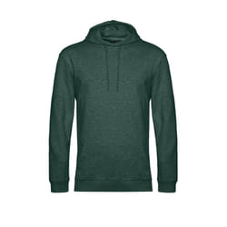 B&C Mens Hoodie - XS, Dark Green Heather