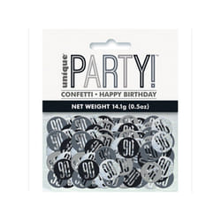 Unique Party Glitz Foil 90th Confetti
