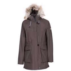 Trespass Womens/Ladies Caption Waterproof Parka - XL, Dark Grey