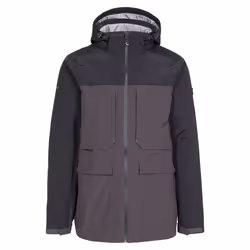 Trespass Mens Heathrack Waterproof Jacket - XS, Dark Grey
