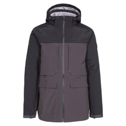 Trespass Mens Heathrack Waterproof Jacket - XS, Dark Grey