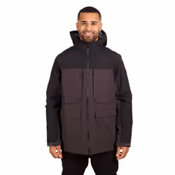 Trespass Mens Heathrack Waterproof Jacket - XS, Dark Grey