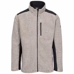 Trespass Mens Farantino Fleece Jacket - XS, Truffle Brown Stripe