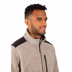 Trespass Mens Farantino Fleece Jacket - XS, Truffle Brown Stripe