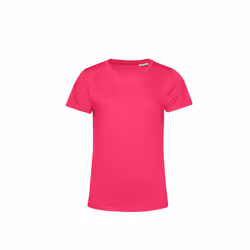 B&C Womens/Ladies E150 Organic Short-Sleeved T-Shirt - XS, Magenta