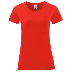 Fruit of the Loom Womens/Ladies Iconic 150 T-Shirt - S, Red