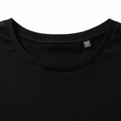 Russell Mens Pure Organic Short-Sleeved T-Shirt - XS, Black