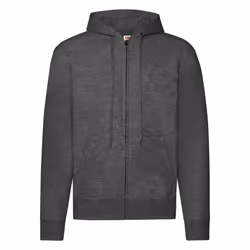 Fruit of the Loom Mens Hooded Sweatshirt - XXL, Dark Grey Heather