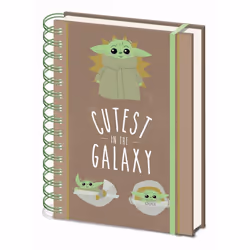 Star Wars: The Mandalorian Cutest In The Galaxy A5 Wirebound Notebook