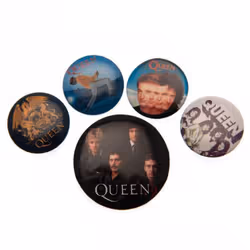 Queen Classic Badge Set (Pack of 5)