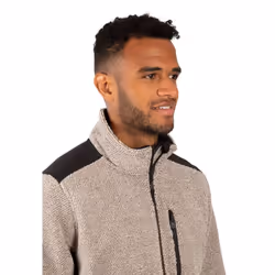 Trespass Mens Farantino Fleece Jacket - M, Truffle Brown Stripe