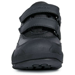Geox Childrens/Kids Savage Leather Trainers - 12.5 UK Child, Black