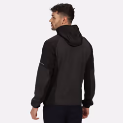 Regatta Mens X-Pro Coldspring II Fleece Jacket - 3XL, Black/Grey Marl