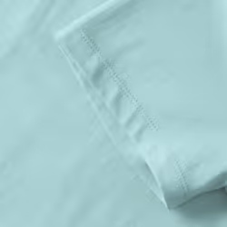 Russell Mens Organic Short-Sleeved T-Shirt - L, Aqua Blue