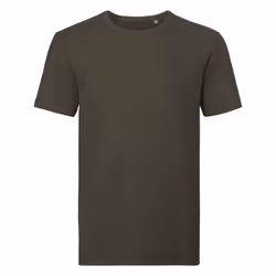 Russell Mens Organic Short-Sleeved T-Shirt - XS, Dark Olive