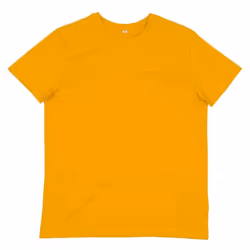 Mantis Mens Short-Sleeved T-Shirt - XS, Mustard Yellow