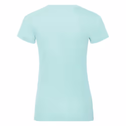 Russell Womens/Ladies Organic Short-Sleeved T-Shirt - XL, Aqua Blue