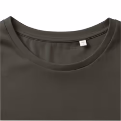 Russell Womens/Ladies Organic Short-Sleeved T-Shirt - L, Dark Olive