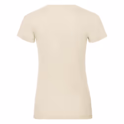 Russell Womens/Ladies Organic Short-Sleeved T-Shirt - S, Natural