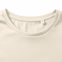 Russell Womens/Ladies Organic Short-Sleeved T-Shirt - L, Natural
