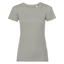 Russell Womens/Ladies Organic Short-Sleeved T-Shirt - XS, Stone