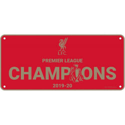 Liverpool FC Premier League Champions 2019-20 Plaque