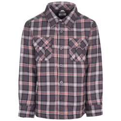 Trespass Childrens/Kids Average Long Sleeved Gingham Shirt - 3-4 Years, Dark Grey Check